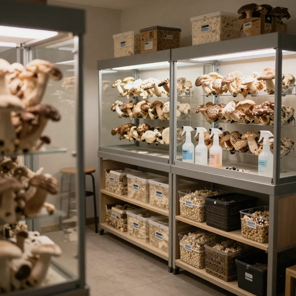 Beautiful mushroom arrangement